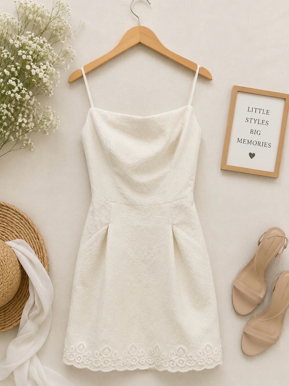Lilly Pulitzer size 0 white strapless dress